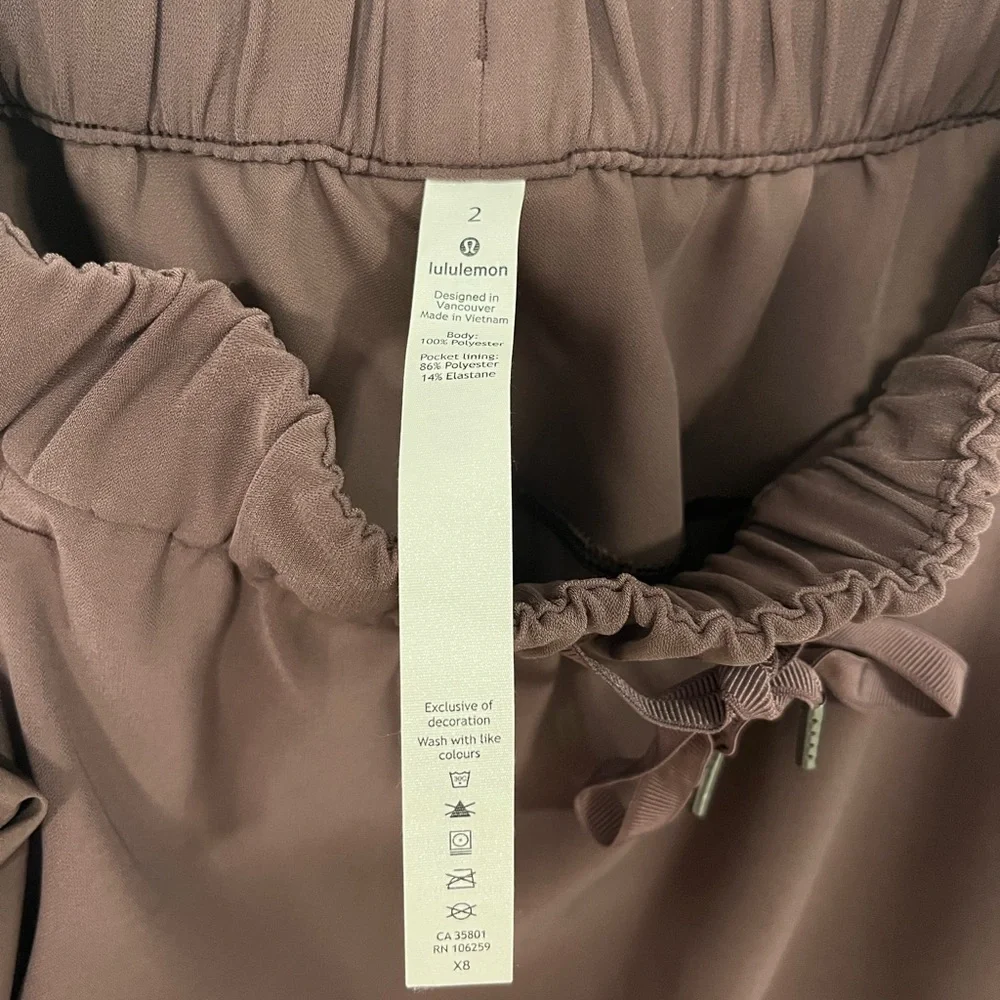 Lululemon On The Fly Skirt *Woven Cherry Cola 2